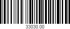 Código de barras (EAN, GTIN, SKU, ISBN): '33030.00'