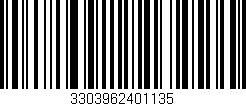 Código de barras (EAN, GTIN, SKU, ISBN): '3303962401135'