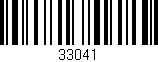 Código de barras (EAN, GTIN, SKU, ISBN): '33041'