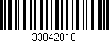 Código de barras (EAN, GTIN, SKU, ISBN): '33042010'