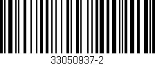 Código de barras (EAN, GTIN, SKU, ISBN): '33050937-2'