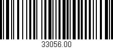 Código de barras (EAN, GTIN, SKU, ISBN): '33056.00'