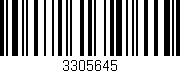 Código de barras (EAN, GTIN, SKU, ISBN): '3305645'