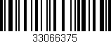 Código de barras (EAN, GTIN, SKU, ISBN): '33066375'