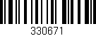 Código de barras (EAN, GTIN, SKU, ISBN): '330671'