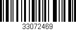 Código de barras (EAN, GTIN, SKU, ISBN): '33072469'