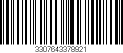 Código de barras (EAN, GTIN, SKU, ISBN): '3307643378921'