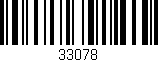 Código de barras (EAN, GTIN, SKU, ISBN): '33078'