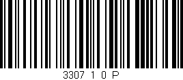 Código de barras (EAN, GTIN, SKU, ISBN): '3307_1_0_P'