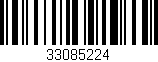 Código de barras (EAN, GTIN, SKU, ISBN): '33085224'