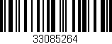 Código de barras (EAN, GTIN, SKU, ISBN): '33085264'