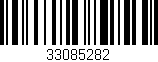 Código de barras (EAN, GTIN, SKU, ISBN): '33085282'