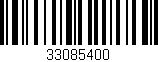 Código de barras (EAN, GTIN, SKU, ISBN): '33085400'