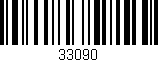 Código de barras (EAN, GTIN, SKU, ISBN): '33090'