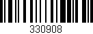 Código de barras (EAN, GTIN, SKU, ISBN): '330908'
