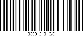 Código de barras (EAN, GTIN, SKU, ISBN): '3309_2_0_GG'