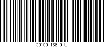 Código de barras (EAN, GTIN, SKU, ISBN): '33109_166_0_U'