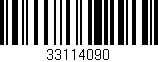 Código de barras (EAN, GTIN, SKU, ISBN): '33114090'