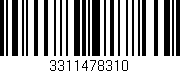 Código de barras (EAN, GTIN, SKU, ISBN): '3311478310'