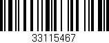 Código de barras (EAN, GTIN, SKU, ISBN): '33115467'