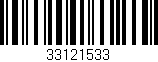 Código de barras (EAN, GTIN, SKU, ISBN): '33121533'