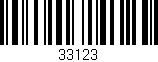 Código de barras (EAN, GTIN, SKU, ISBN): '33123'