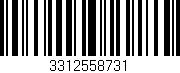 Código de barras (EAN, GTIN, SKU, ISBN): '3312558731'