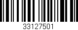 Código de barras (EAN, GTIN, SKU, ISBN): '33127501'