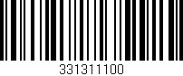 Código de barras (EAN, GTIN, SKU, ISBN): '331311100'