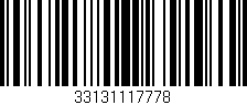 Código de barras (EAN, GTIN, SKU, ISBN): '33131117778'