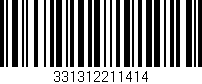Código de barras (EAN, GTIN, SKU, ISBN): '331312211414'