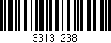Código de barras (EAN, GTIN, SKU, ISBN): '33131238'