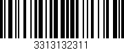 Código de barras (EAN, GTIN, SKU, ISBN): '3313132311'
