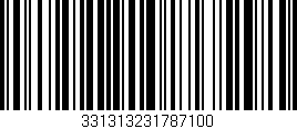 Código de barras (EAN, GTIN, SKU, ISBN): '331313231787100'
