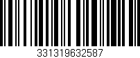 Código de barras (EAN, GTIN, SKU, ISBN): '331319632587'