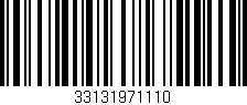 Código de barras (EAN, GTIN, SKU, ISBN): '33131971110'