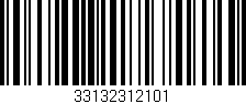 Código de barras (EAN, GTIN, SKU, ISBN): '33132312101'