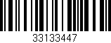 Código de barras (EAN, GTIN, SKU, ISBN): '33133447'