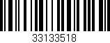 Código de barras (EAN, GTIN, SKU, ISBN): '33133518'