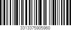 Código de barras (EAN, GTIN, SKU, ISBN): '3313375905960'