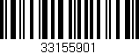 Código de barras (EAN, GTIN, SKU, ISBN): '33155901'