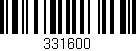 Código de barras (EAN, GTIN, SKU, ISBN): '331600'
