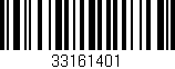 Código de barras (EAN, GTIN, SKU, ISBN): '33161401'