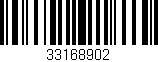 Código de barras (EAN, GTIN, SKU, ISBN): '33168902'