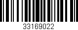 Código de barras (EAN, GTIN, SKU, ISBN): '33169022'