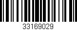 Código de barras (EAN, GTIN, SKU, ISBN): '33169029'