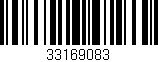 Código de barras (EAN, GTIN, SKU, ISBN): '33169083'