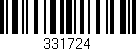 Código de barras (EAN, GTIN, SKU, ISBN): '331724'