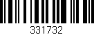 Código de barras (EAN, GTIN, SKU, ISBN): '331732'
