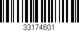 Código de barras (EAN, GTIN, SKU, ISBN): '33174601'